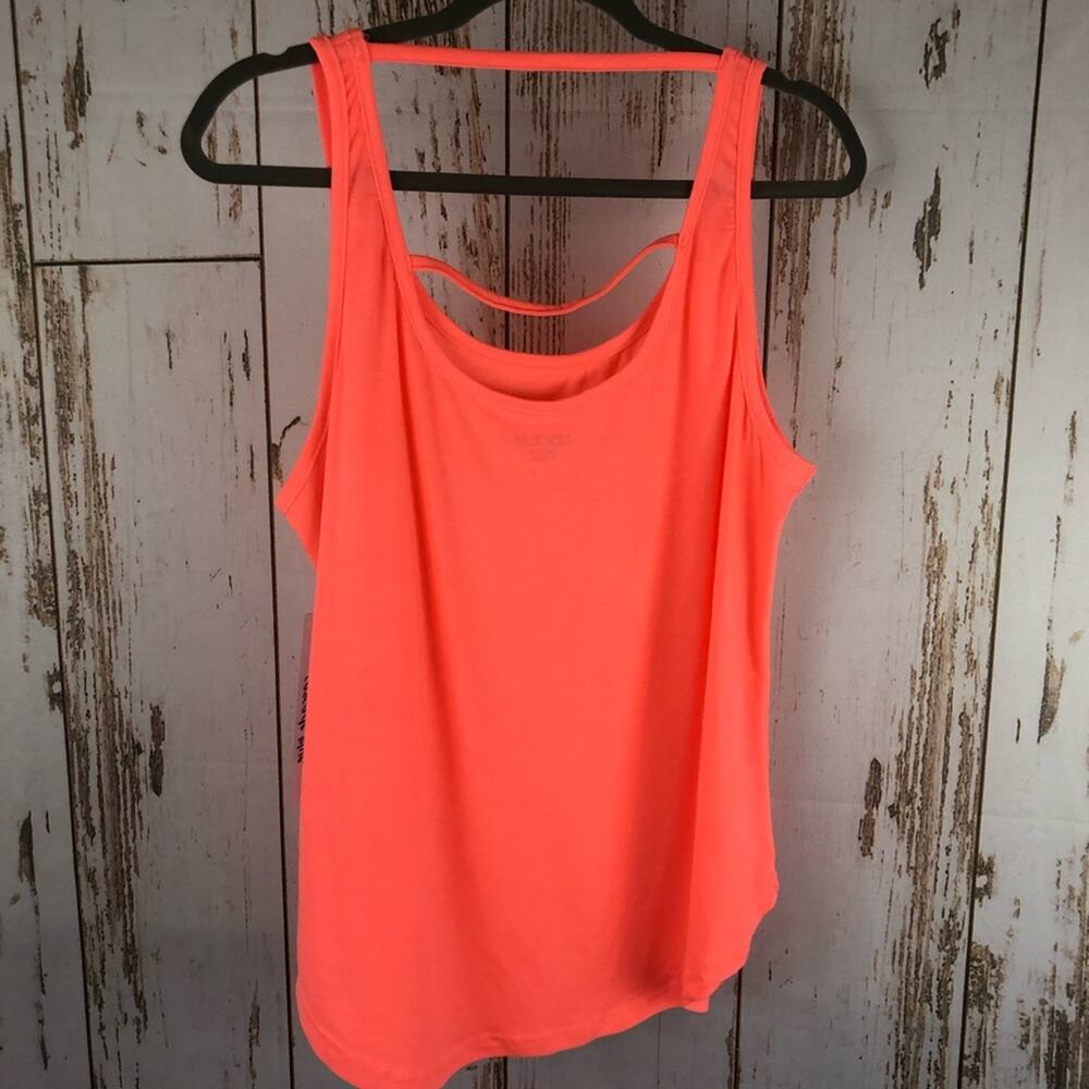 NWT Cascade Blue, Tank Top, GYM graphic, Size XXL. Bright Coral - Picture 4 of 5